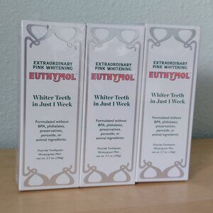 Pack of 3 - Euthymol Extraordinary Pink Whitening Toothpaste - 3.7 Fl Oz